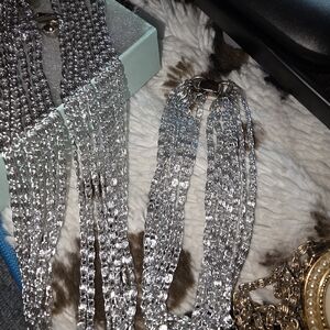 Sarah Coventry Silver Multi-Strand Necklace